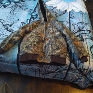 Brand new Brown Carhartt camouflage coat only been more once